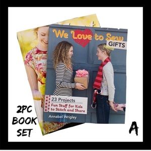 2Pc Crafts/Sewing Book Gift Set NWT Y